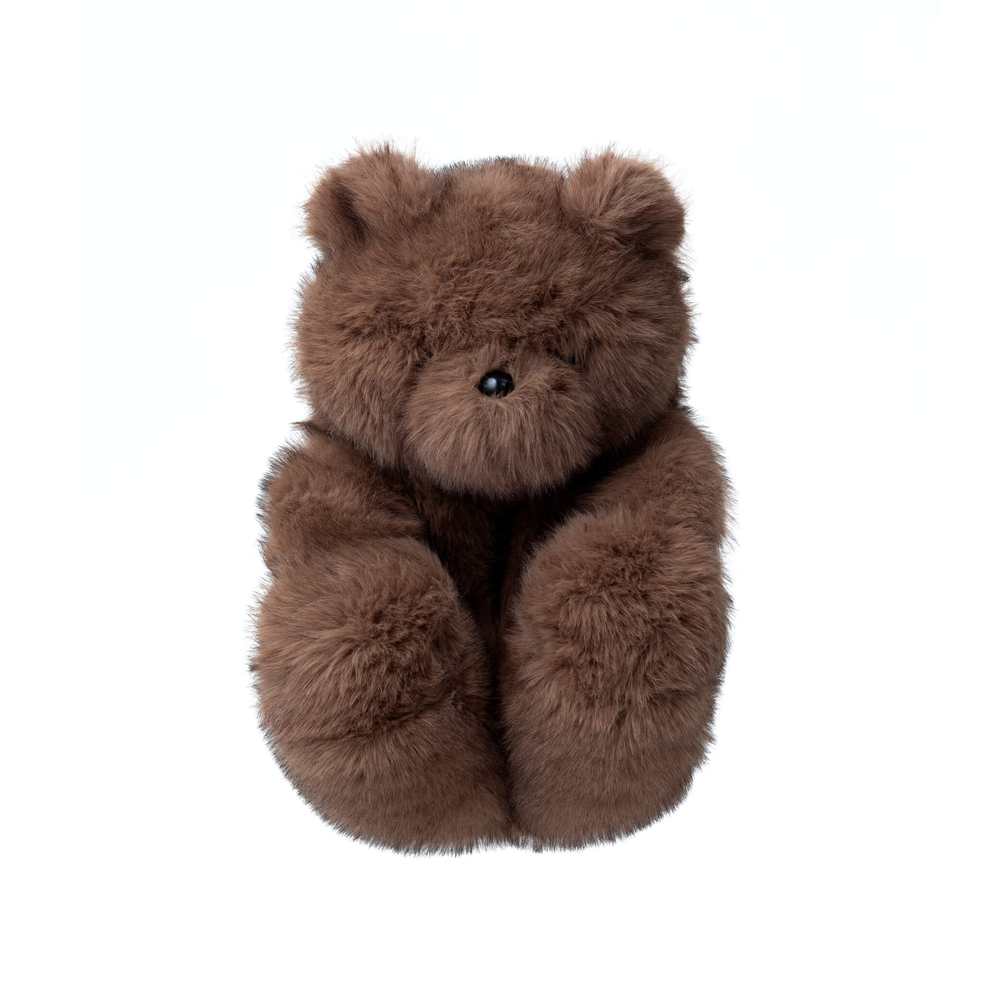 Brown chocolate fuzzy slippers shoes