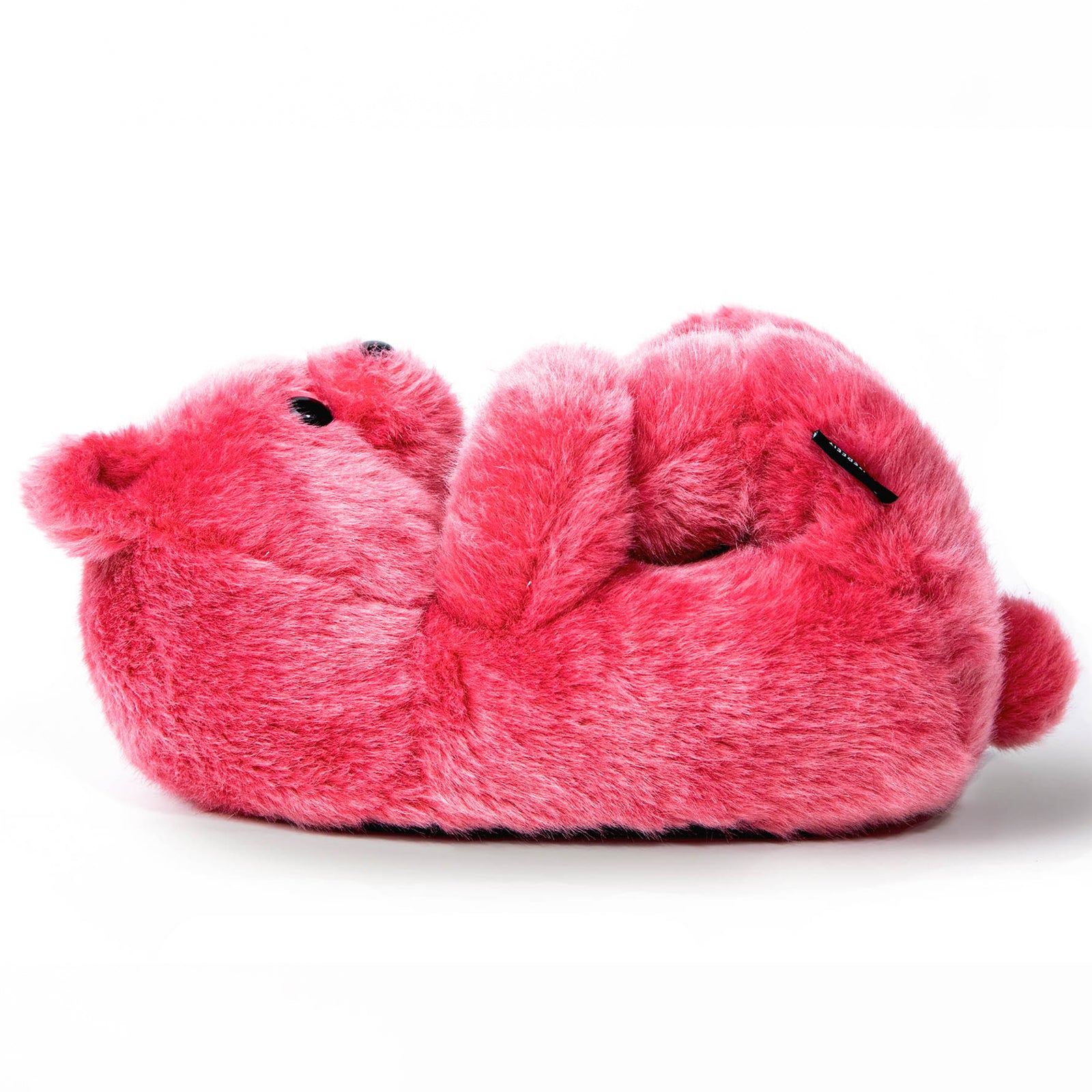 konterfeit テディベアスリッパ ピンク Neon Pink Teddy | Handcrafted Canadian Apparel